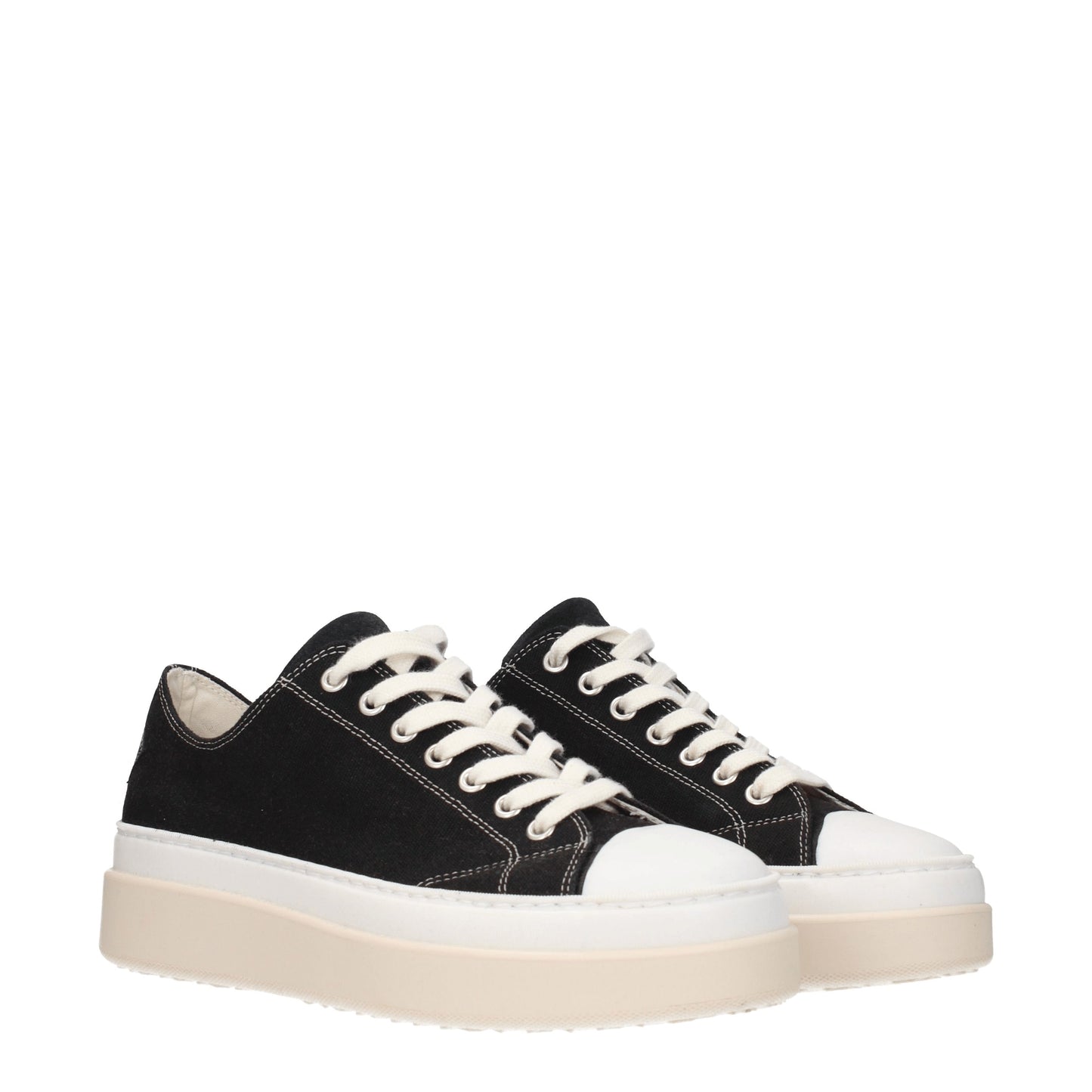 Isabel Marant Men's Sneakers in Fabric  Black