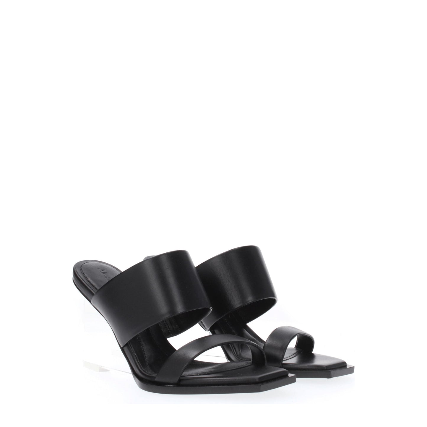 Alexander McQueen Women's Sandals in Leather Black