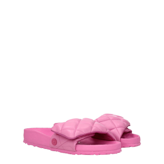 Birkenstock Women's Sandals & Slippers in Leather Pink/Rose Pink