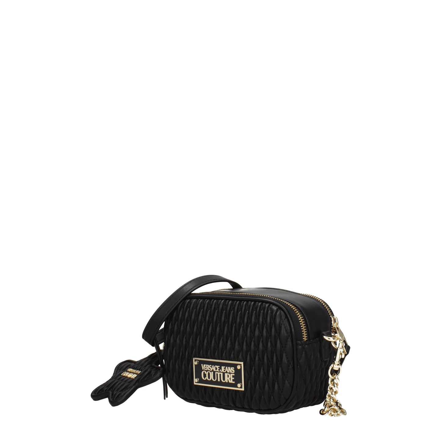 Versace Jeans Crossbody Bags Women Polyurethane Black