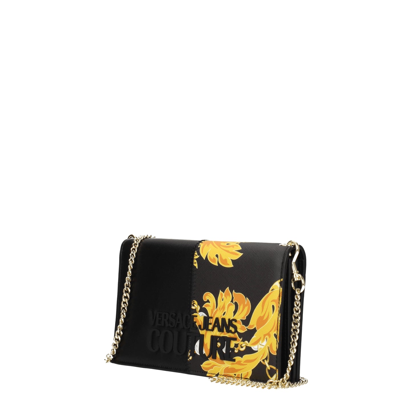 Versace Jeans Clutches Women Polyurethane Black