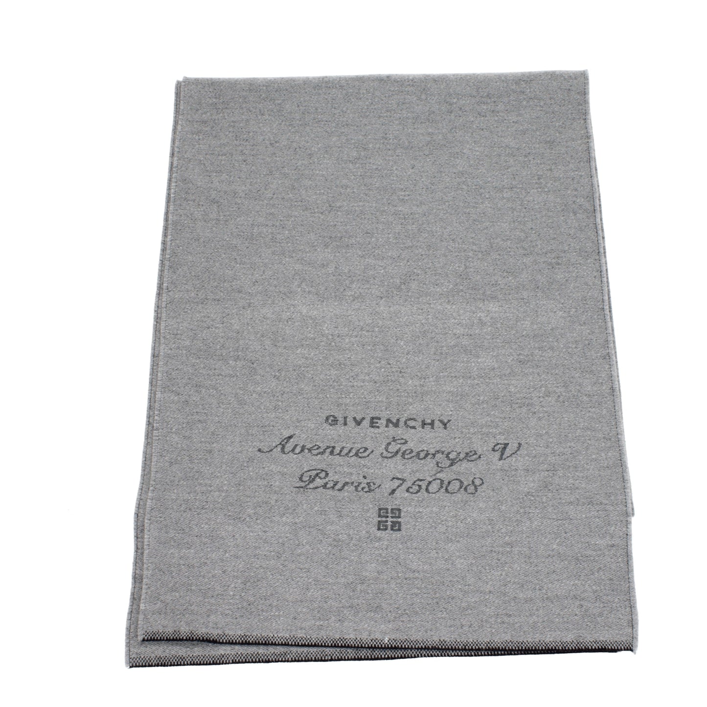 Givenchy Scarves Men Wool Gray/Silver