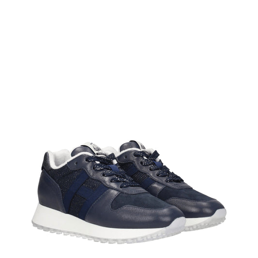 Hogan Women's Sneakers in Leather Blue