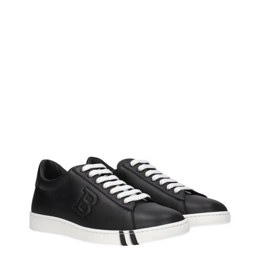 Bally Men's Sneakers in Leather Black