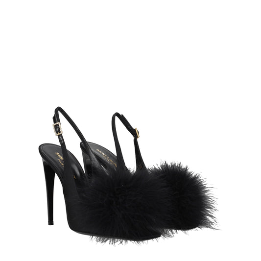 Saint Laurent Women's Sandals Satin