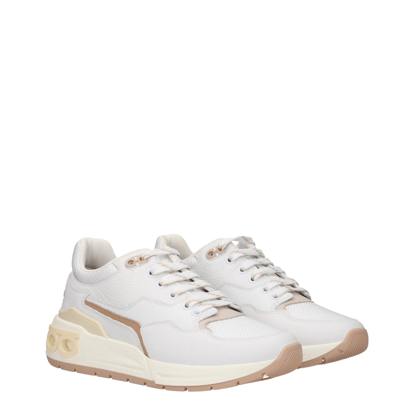 Salvatore Ferragamo Women's Sneakers in Leather White