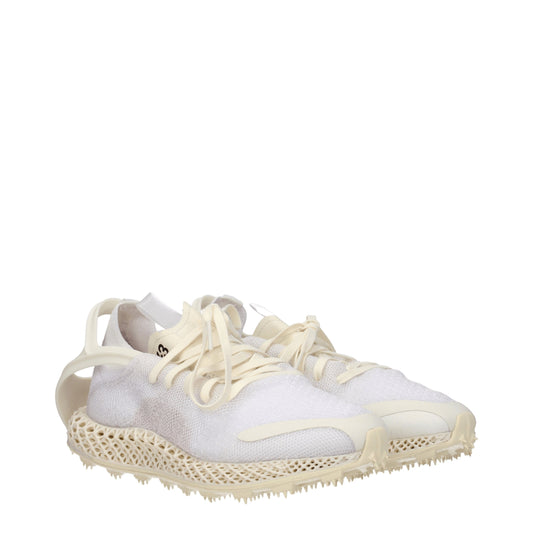 Y3 Yamamoto Women's Sneakers in Fabric  White