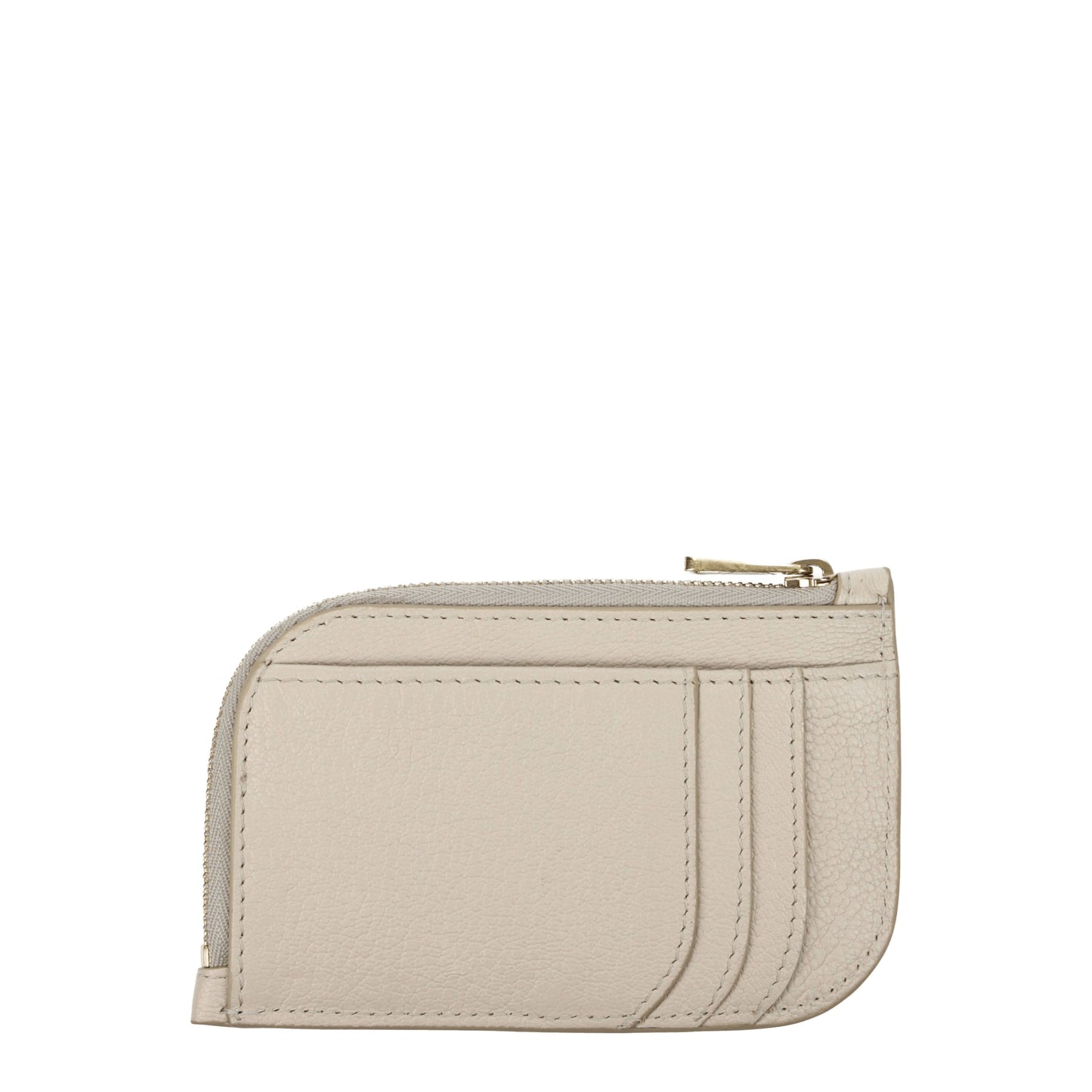 See by Chloé Coin Purses Women Leather Beige/Cement