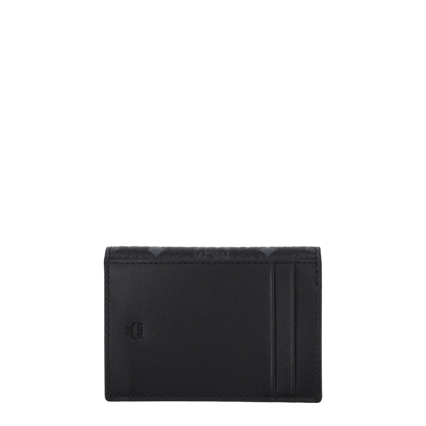 MCM Coin Purses Men Leather Black