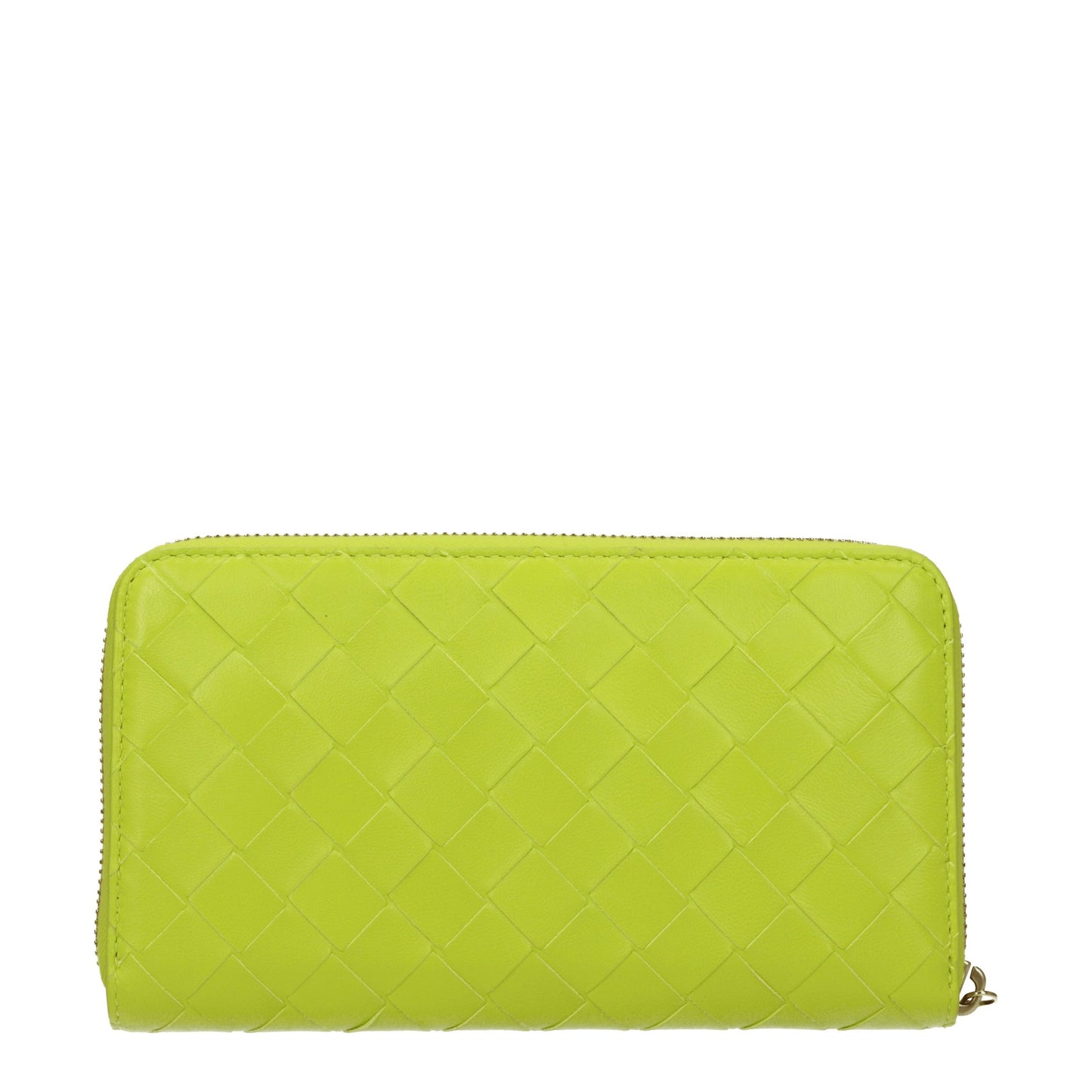 Bottega Veneta Wallets Women Leather Green/Acid Green