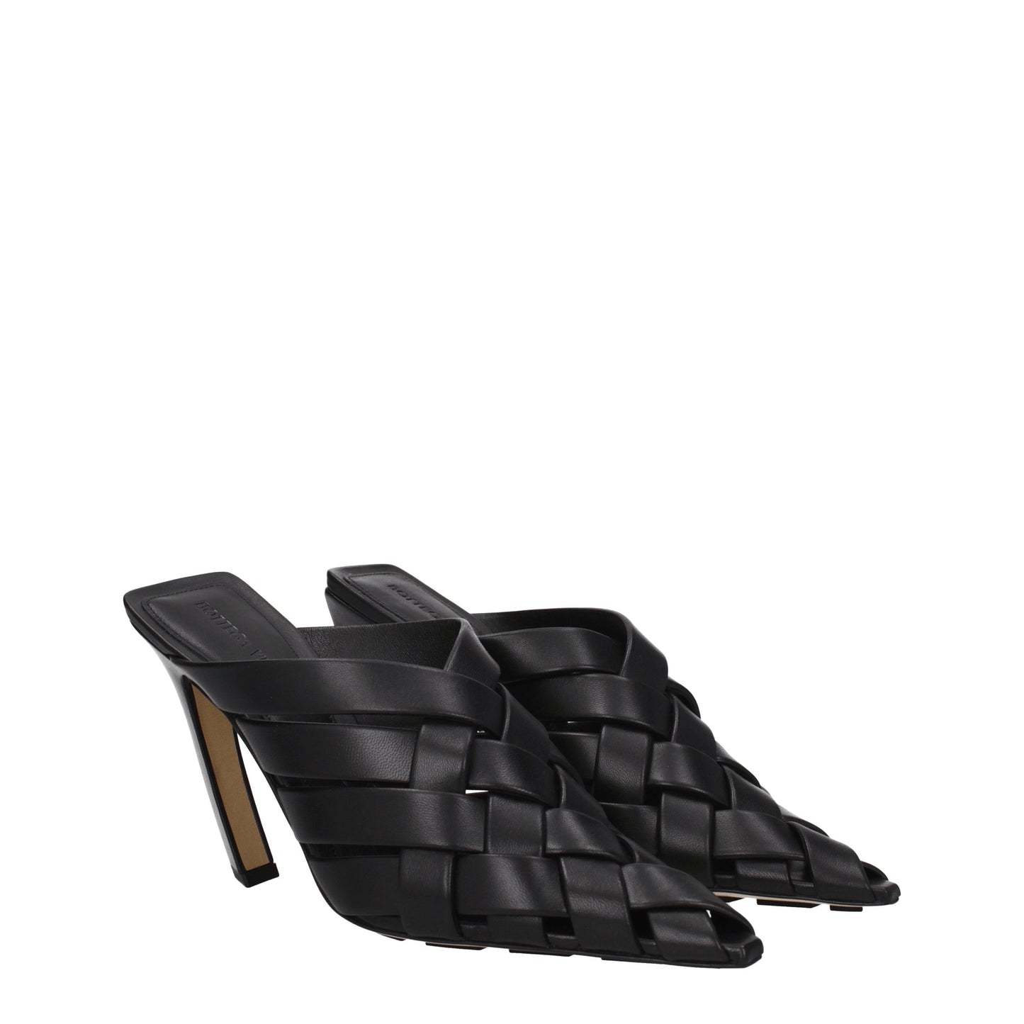 Bottega Veneta Women's Sandals in Leather Black