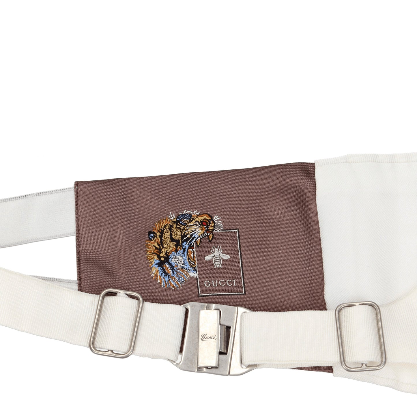 Gucci Belts Men Fabric  White/Cream