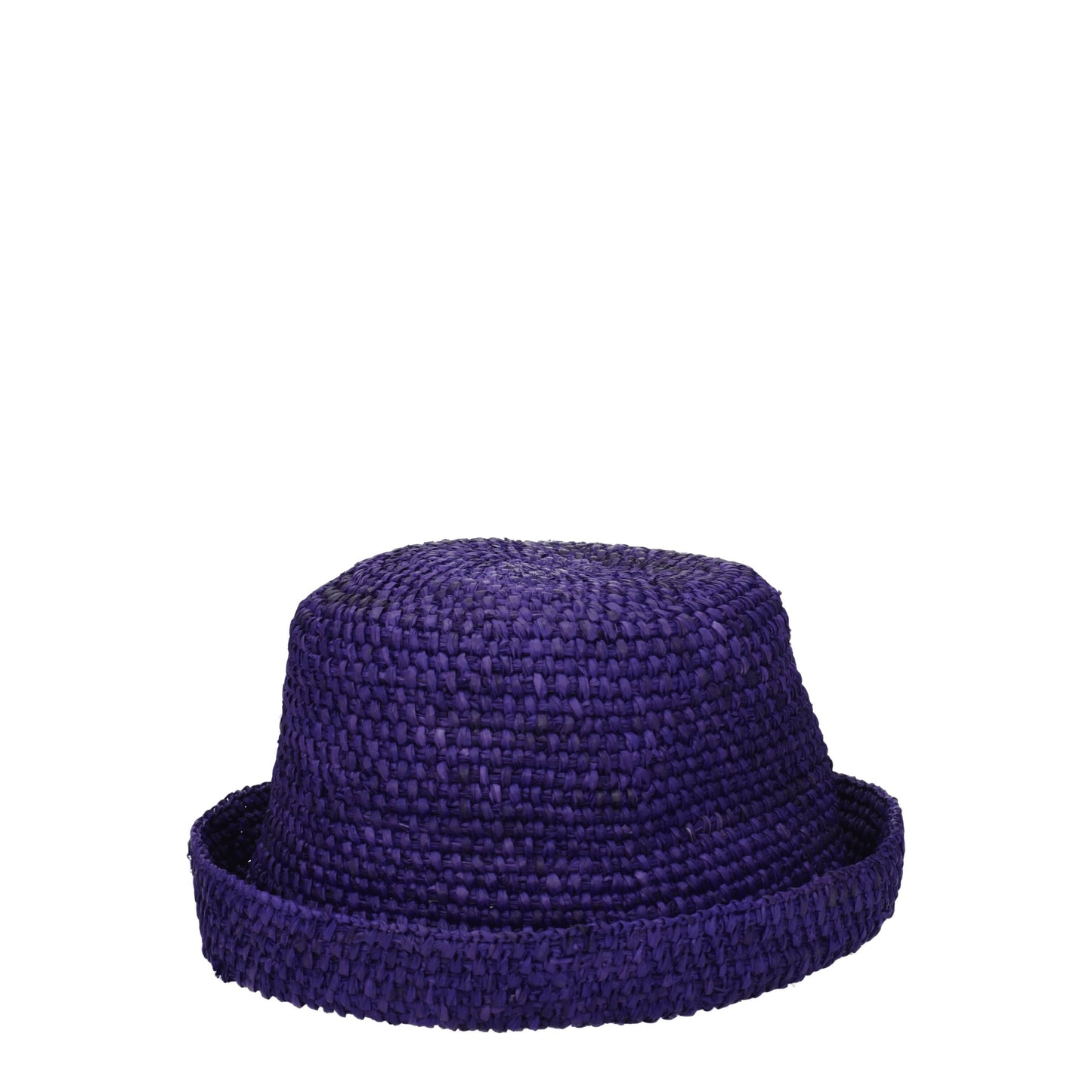 Jacquemus Hats Men Raffia Violet/Purple