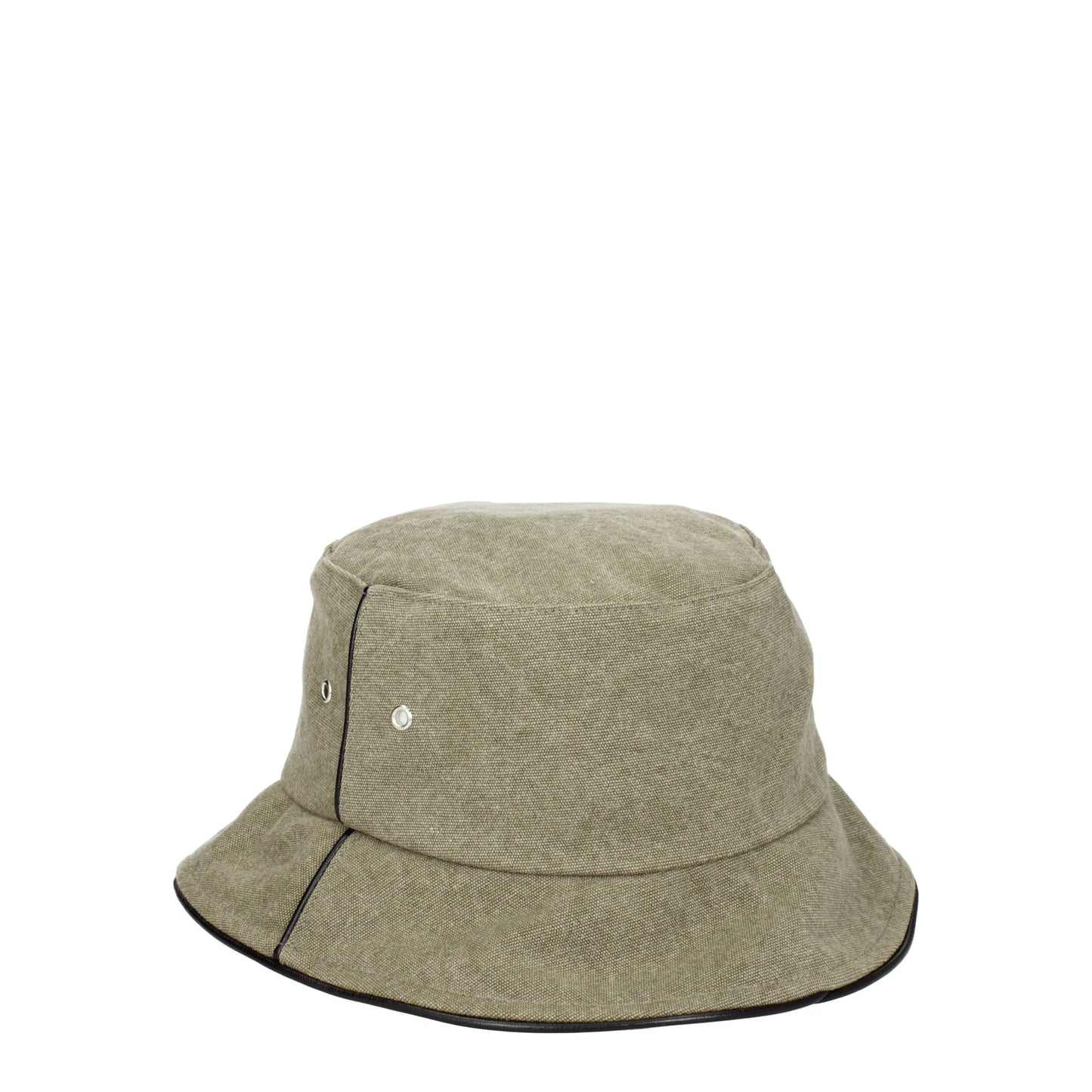 Balmain Hats Men Cotton Green/Khaki