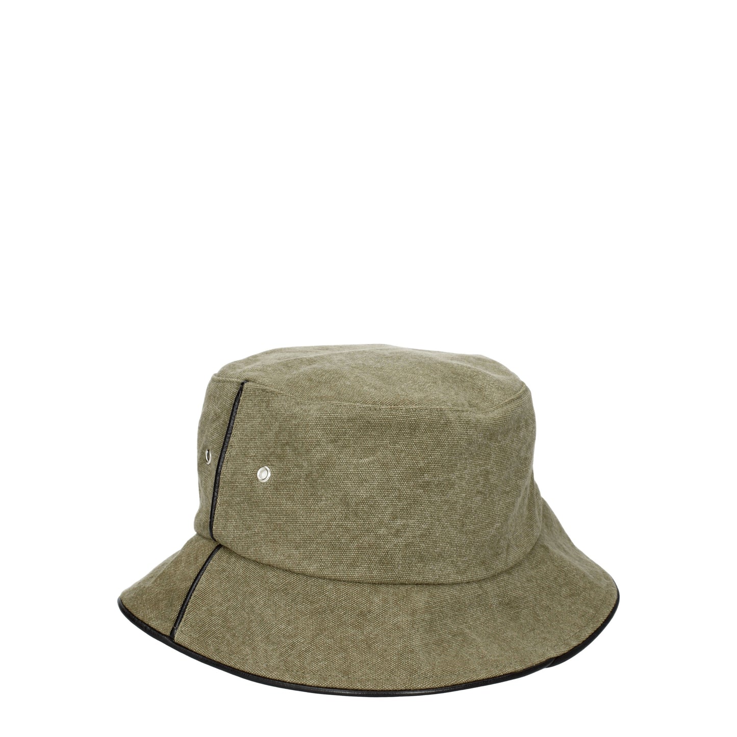 Balmain Hats Men Cotton Green/Khaki