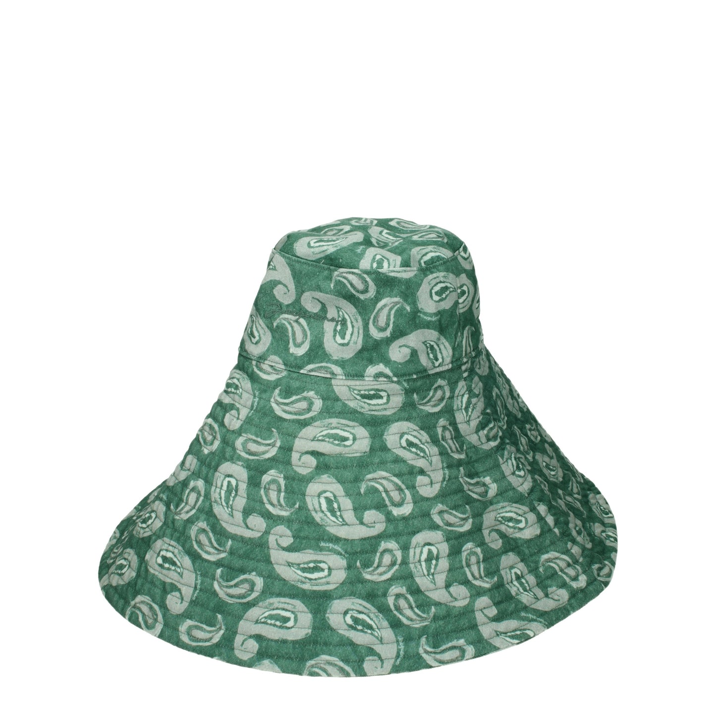 Jacquemus Hats Women Cotton Green