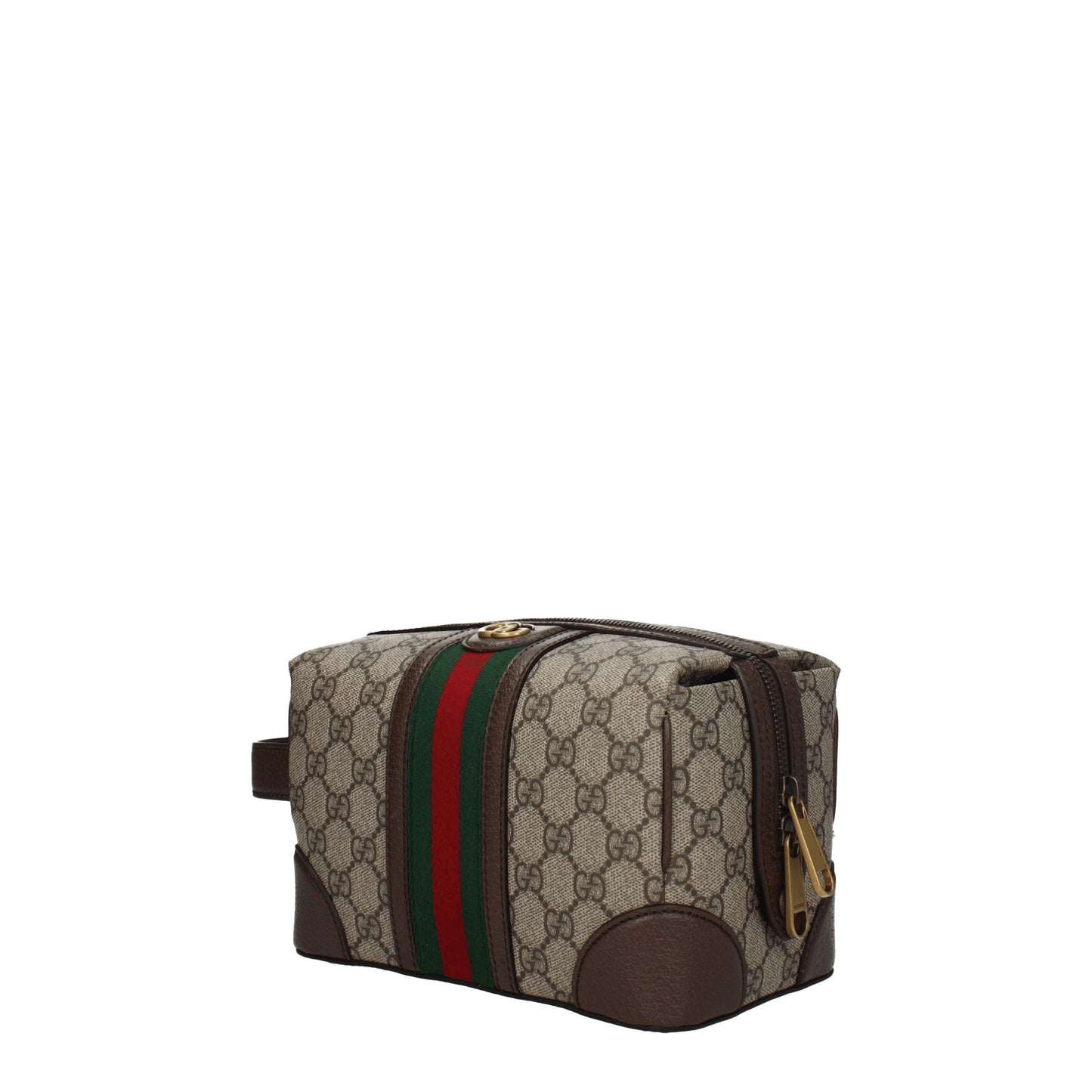 Gucci Beauty Case Men Fabric  Brown