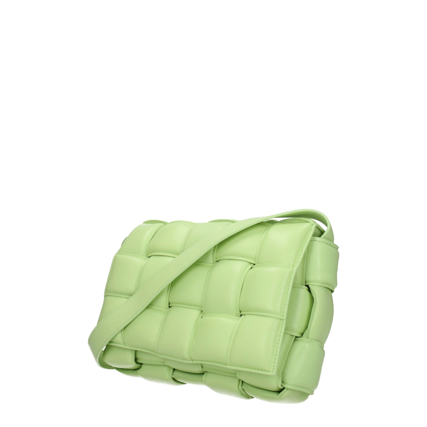 Bottega Veneta Crossbody Bags Women Leather Green/Fennel