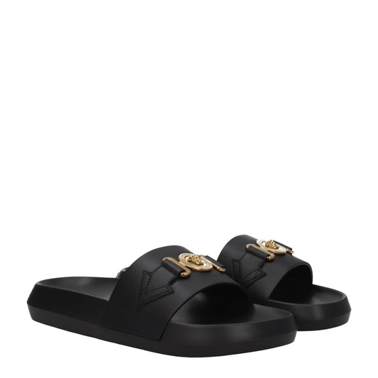 Versace Men's Slippers and Clogs Leather