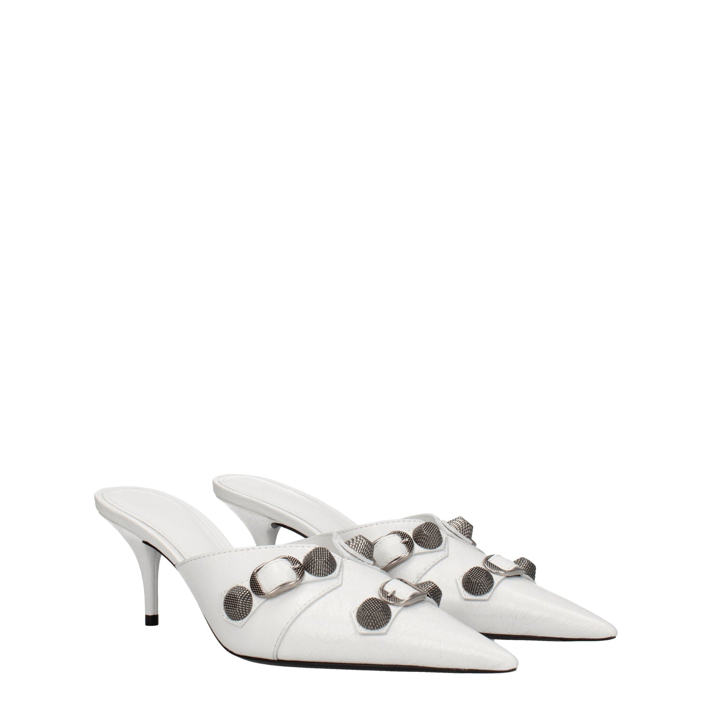 Balenciaga Women's Sandals in Leather White