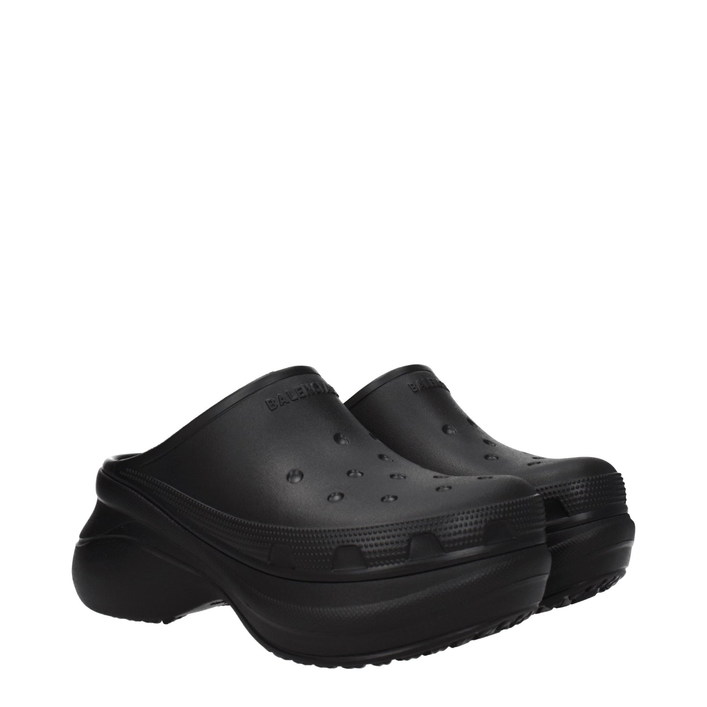 Balenciaga Sandals & Slippers Men Rubber Black