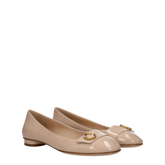 Christian Dior Women's Ballet Flats Patent Leather
