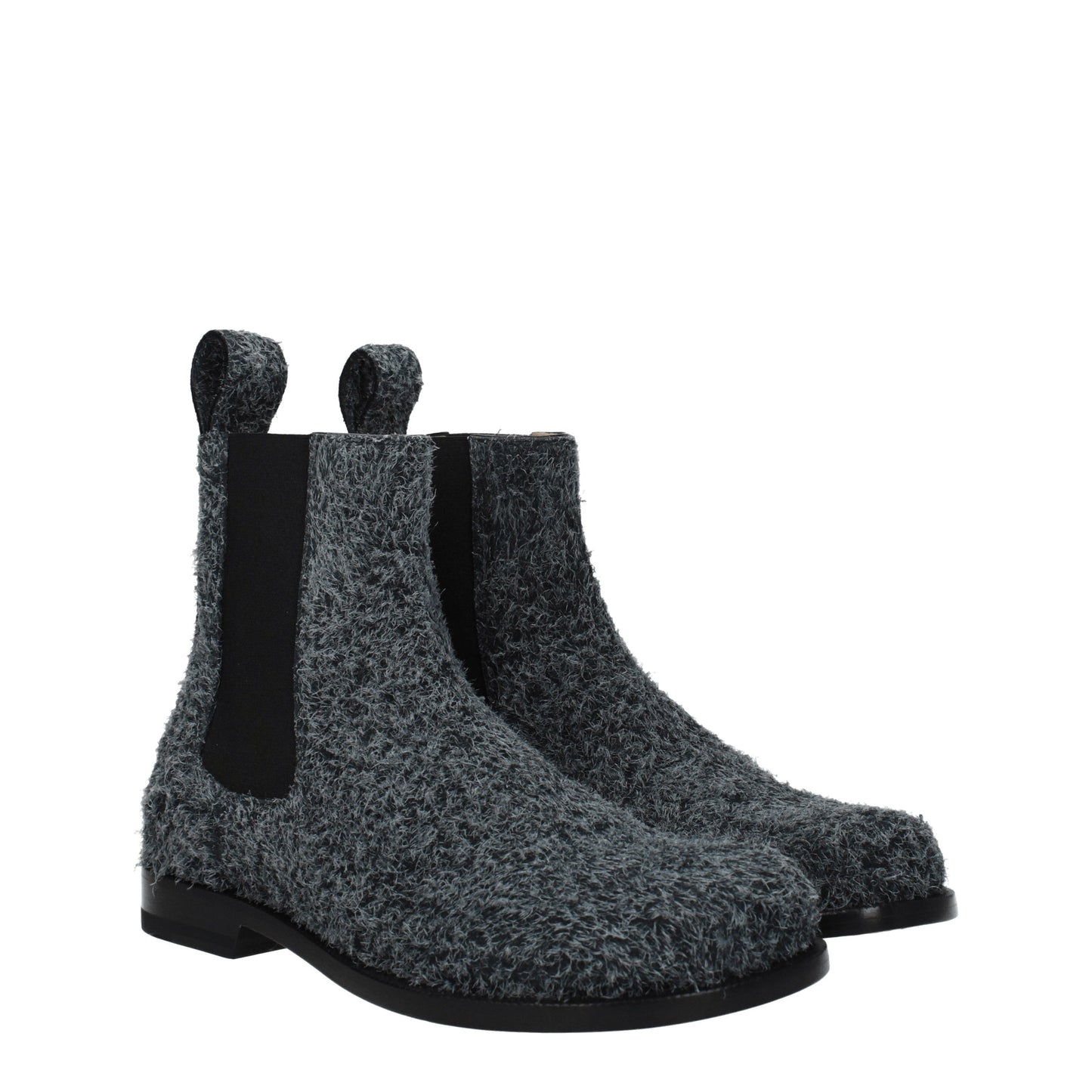 Loewe Women's Boots in Suede Gray/Charcoal