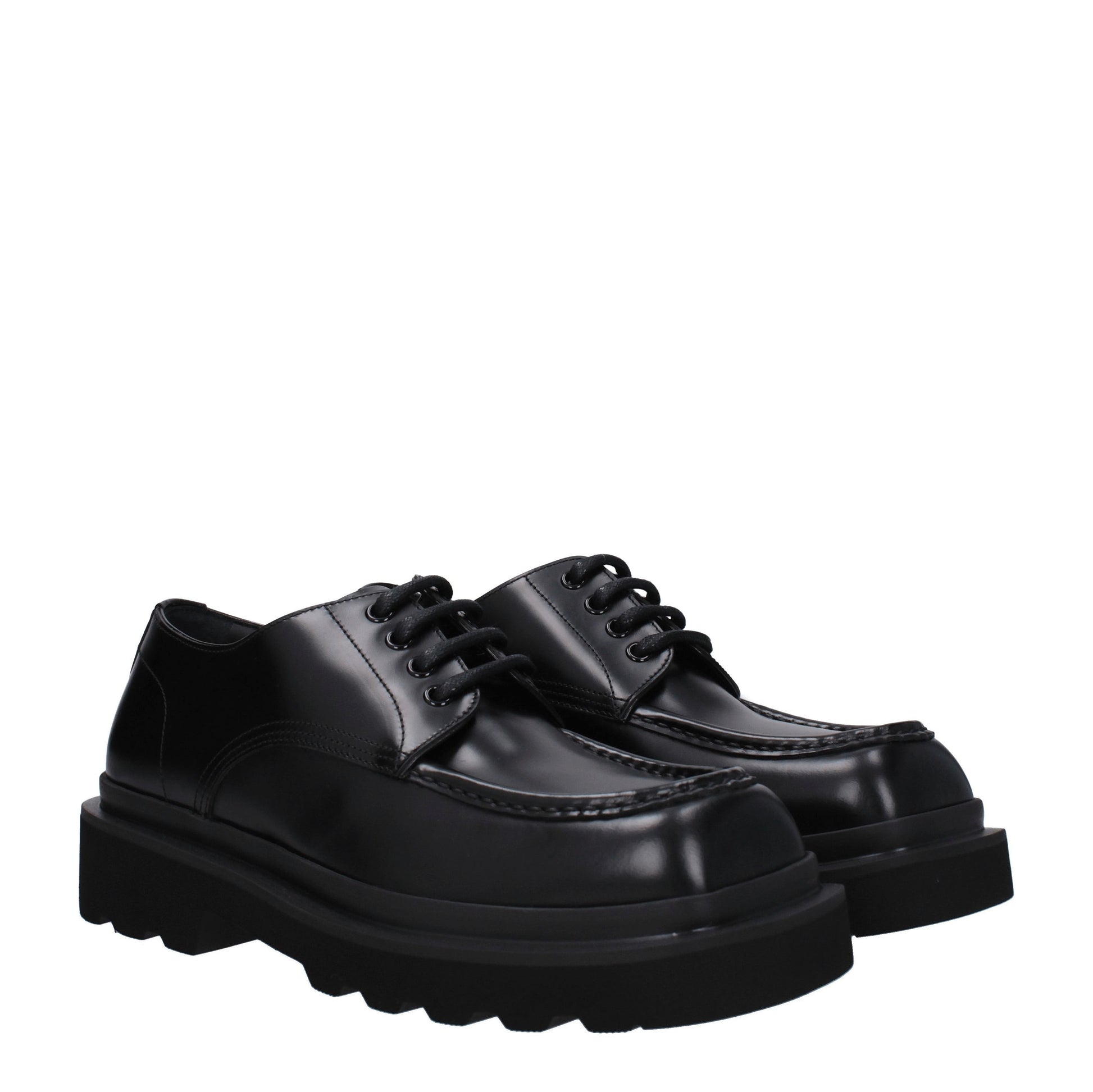 Dolce&Gabbana Men's Lace up and Monkstrap Leather
