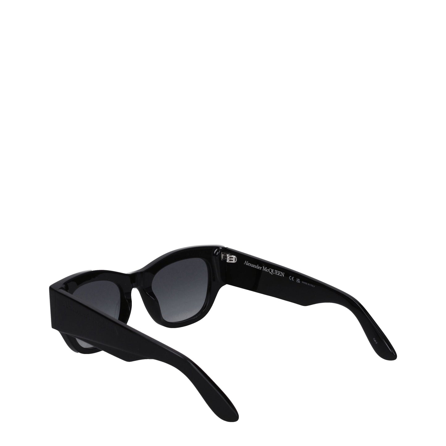 Alexander McQueen Sunglasses Women Acetate Black