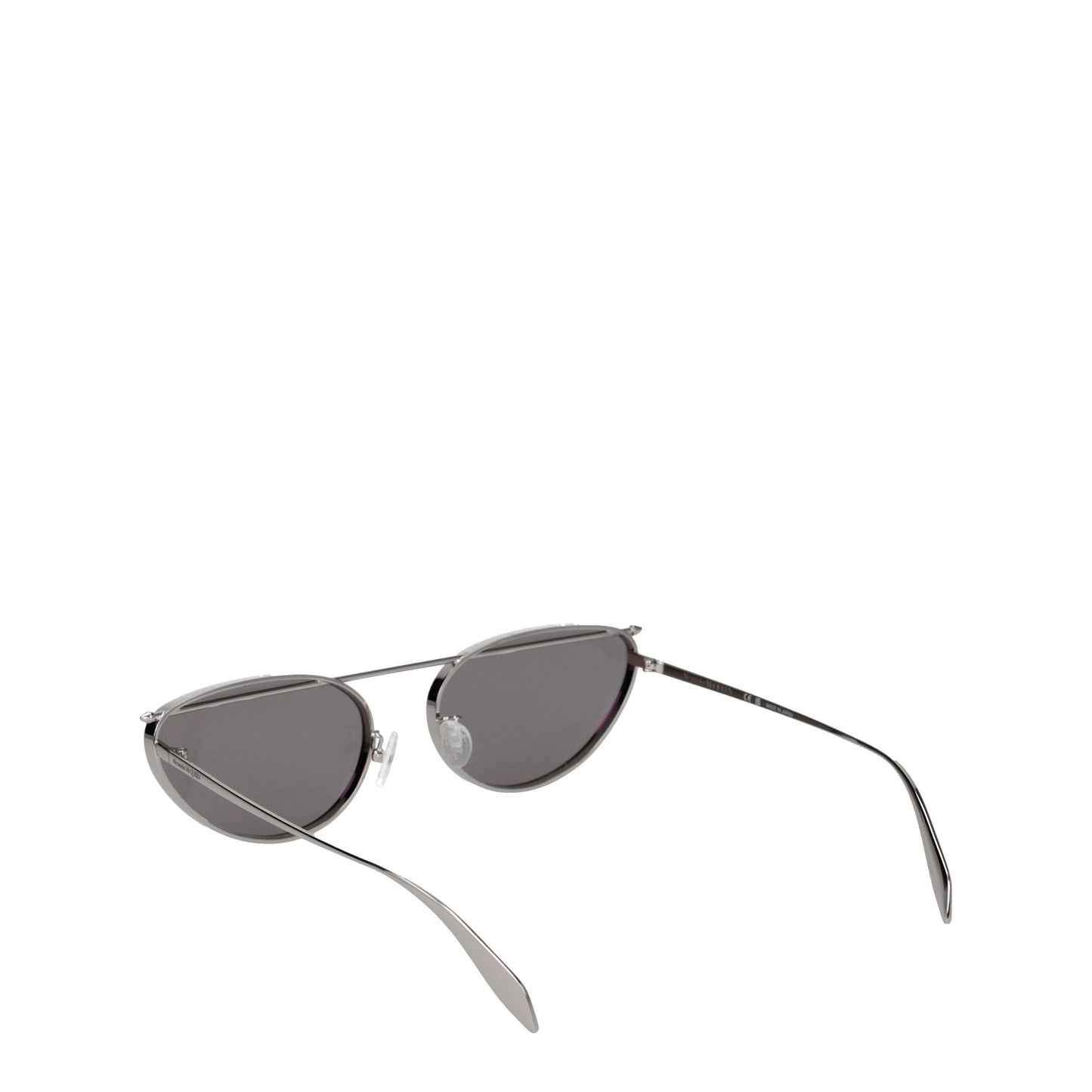 Alexander McQueen Sunglasses Women Metal Silver