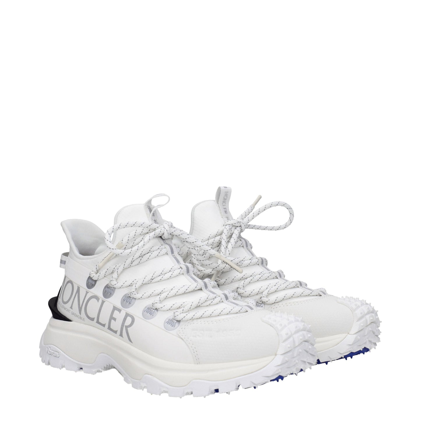 Moncler Women's Sneakers in Fabric  White