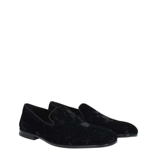 Dolce&Gabbana Men's Slip-ons in Velvet Black