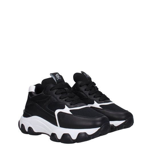 Hogan Women's Sneakers in Leather Black