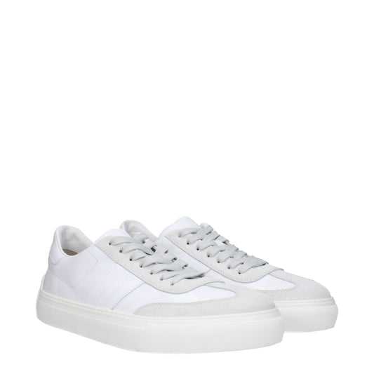 Tod's Men's Sneakers in Leather White/Light Grey