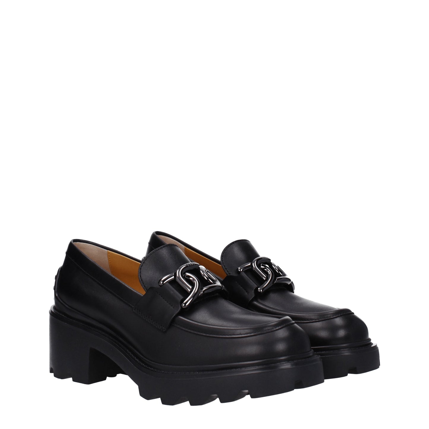 Tod's Women's Loafers in Leather Black