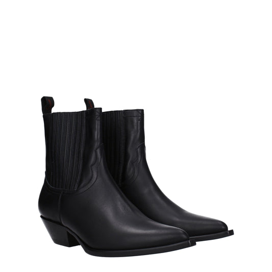 Sonora Women's Boots in Leather Black