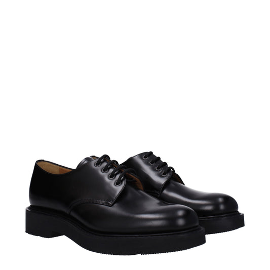 Church's Men's Lace ups in Leather Black