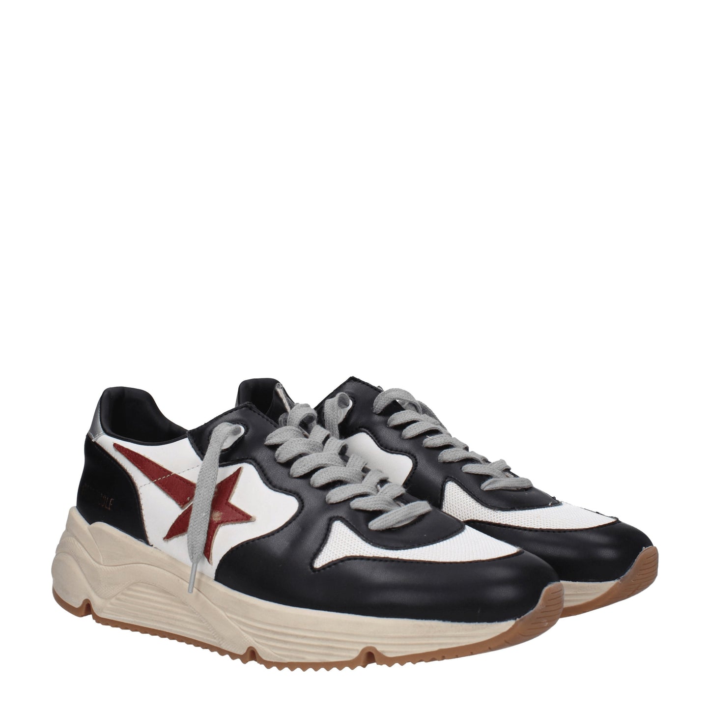 Golden Goose Men's Sneakers in Leather Black/White