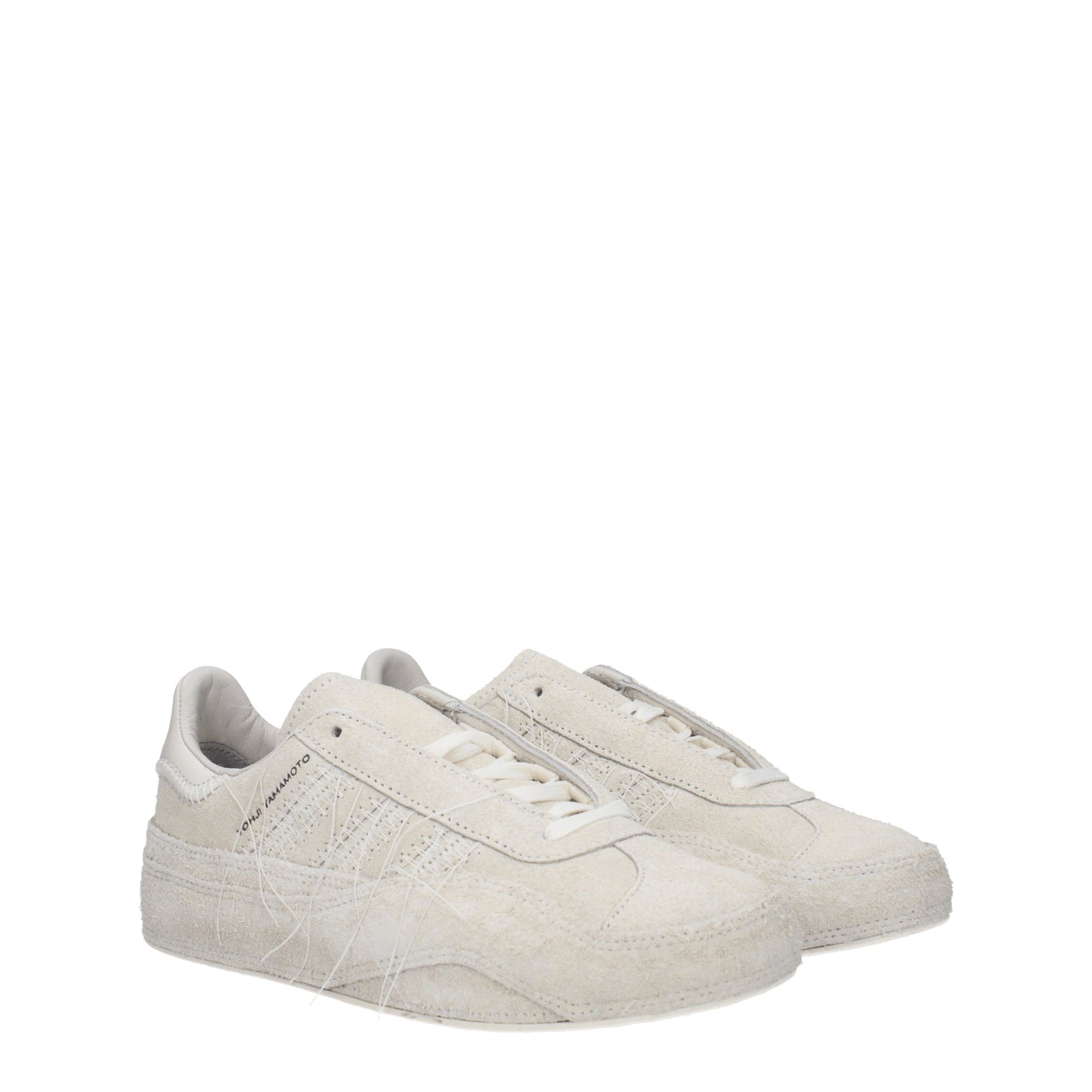 Y3 Yamamoto Women's Sneakers in Suede Beige/Off White