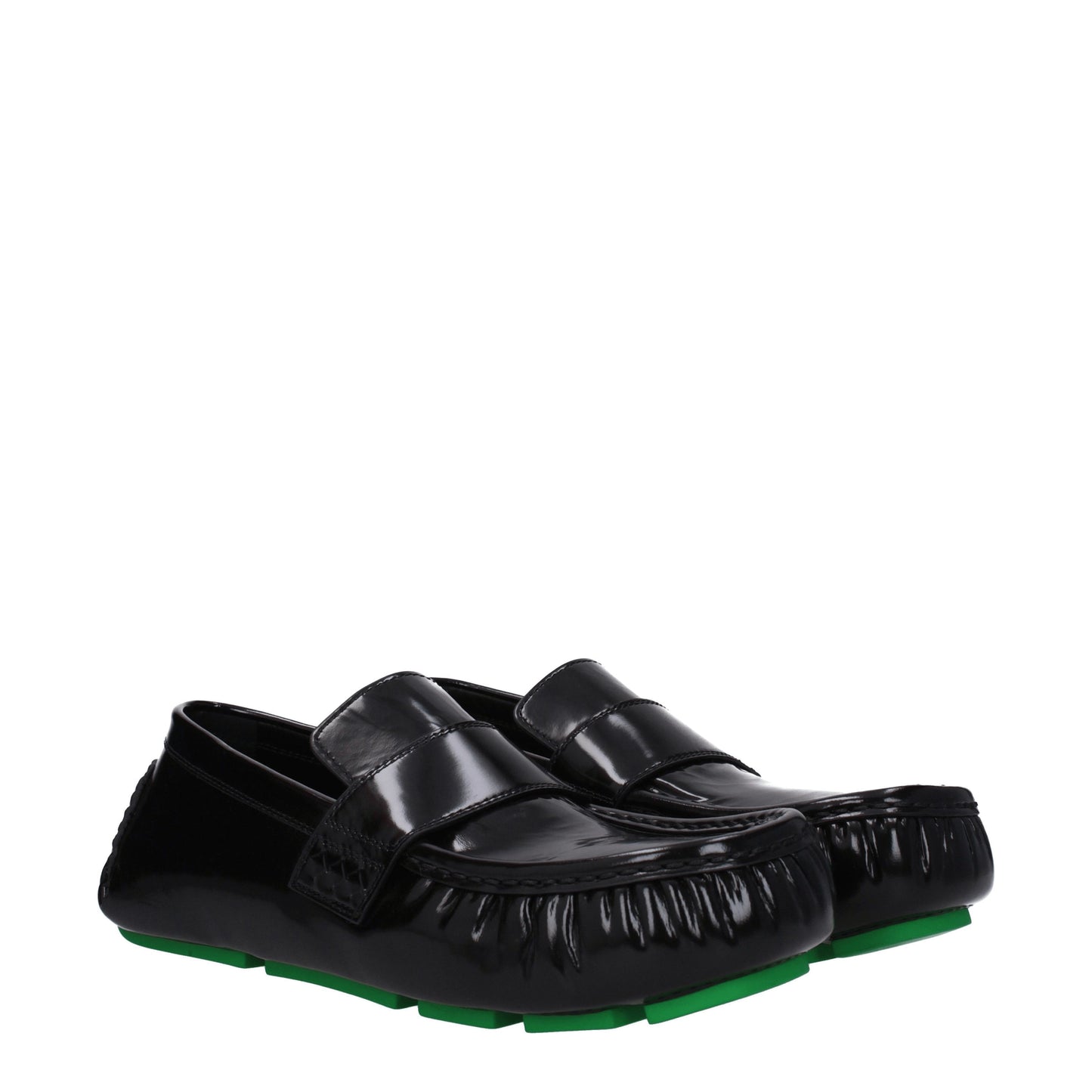 Bottega Veneta Men's Loafers in Leather Black