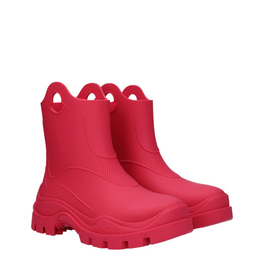 Moncler Women's Boots in Rubber Fuchsia