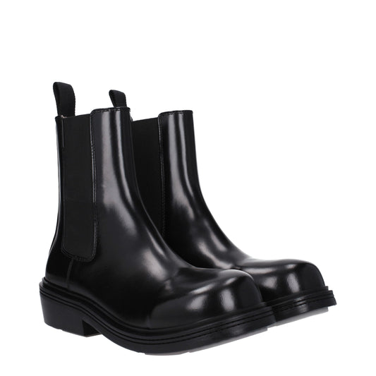 Bottega Veneta Women's Boots in Leather Black