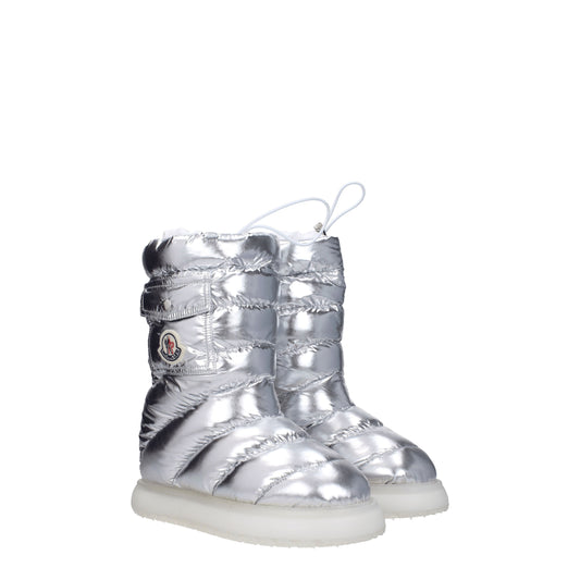 Moncler Women's Boots in Fabric  Silver