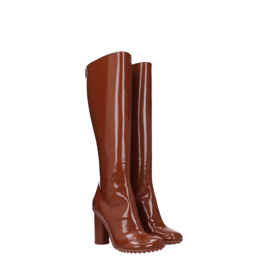 Bottega Veneta Women's Boots in Leather Brown