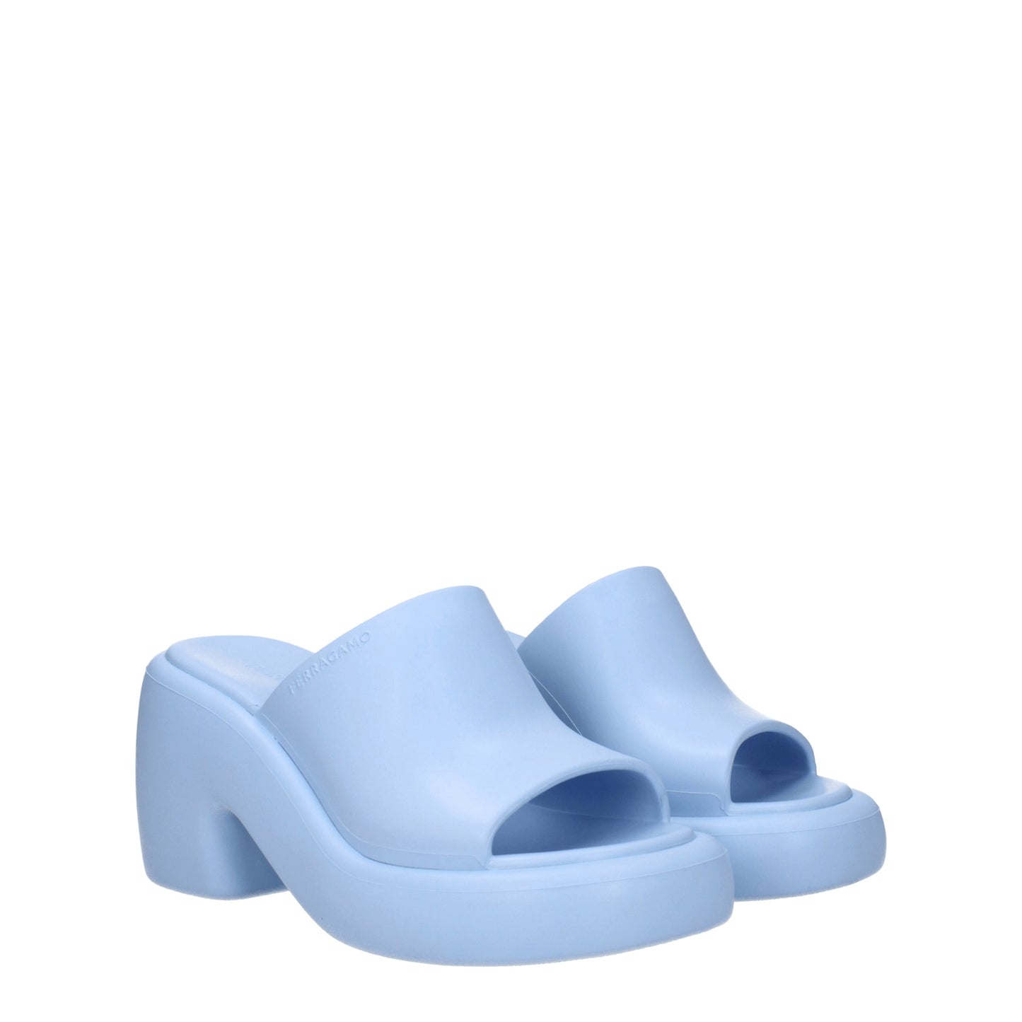 Salvatore Ferragamo Women's Sandals in Rubber Heavenly/Sky