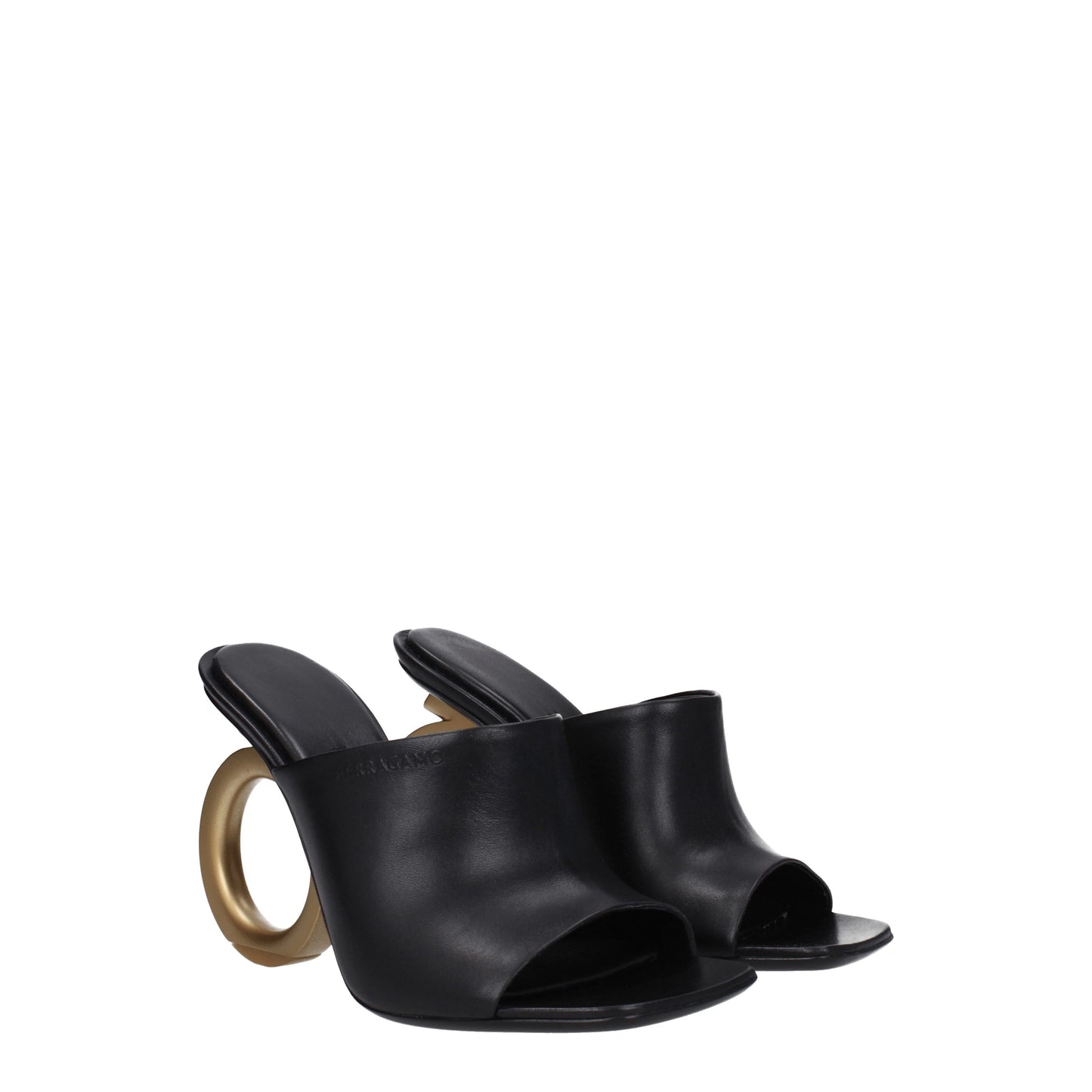 Salvatore Ferragamo Women's Sandals in Leather Black