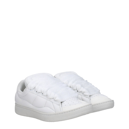 Lanvin Men's Sneakers in Leather White