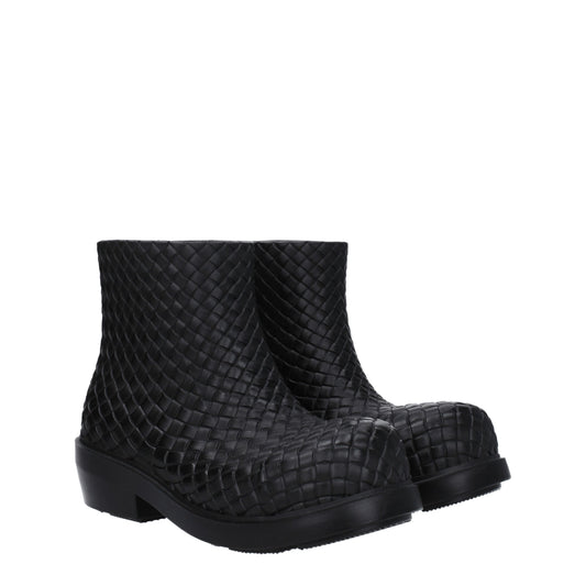 Bottega Veneta Men's Boots in Rubber Black