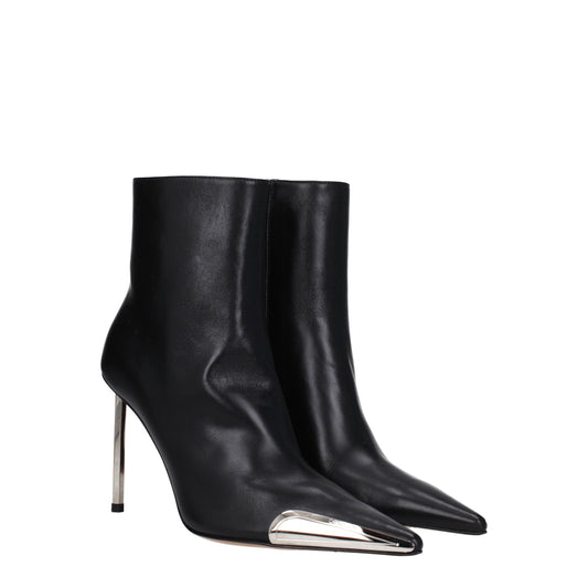 Off-White Women's Boots in Leather Black