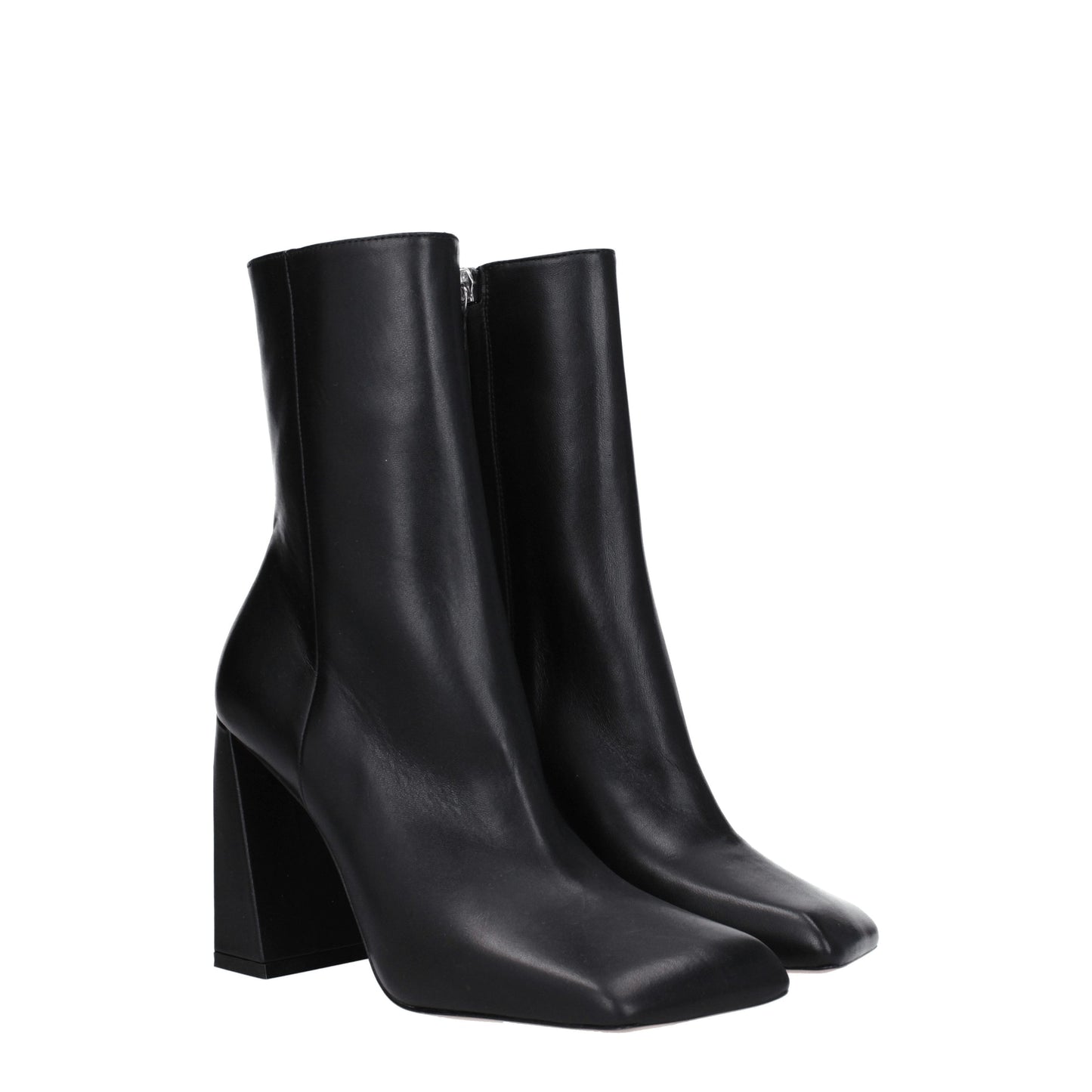 Amina Muaddi Women's Boots in Leather Black